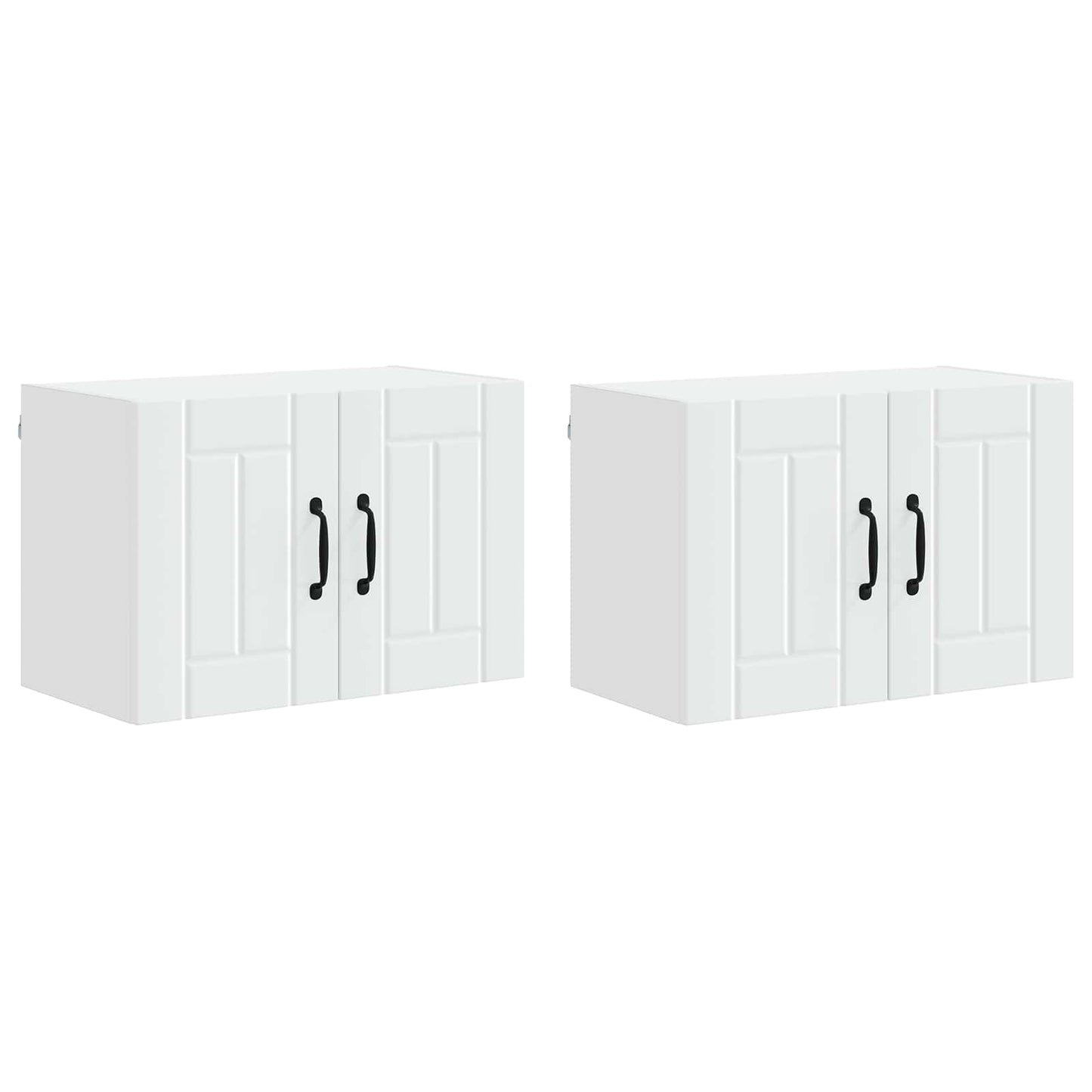 Wall Cabinet LUCCA 2 pcs White 60 x 31 x 40 cm Engineered Wood