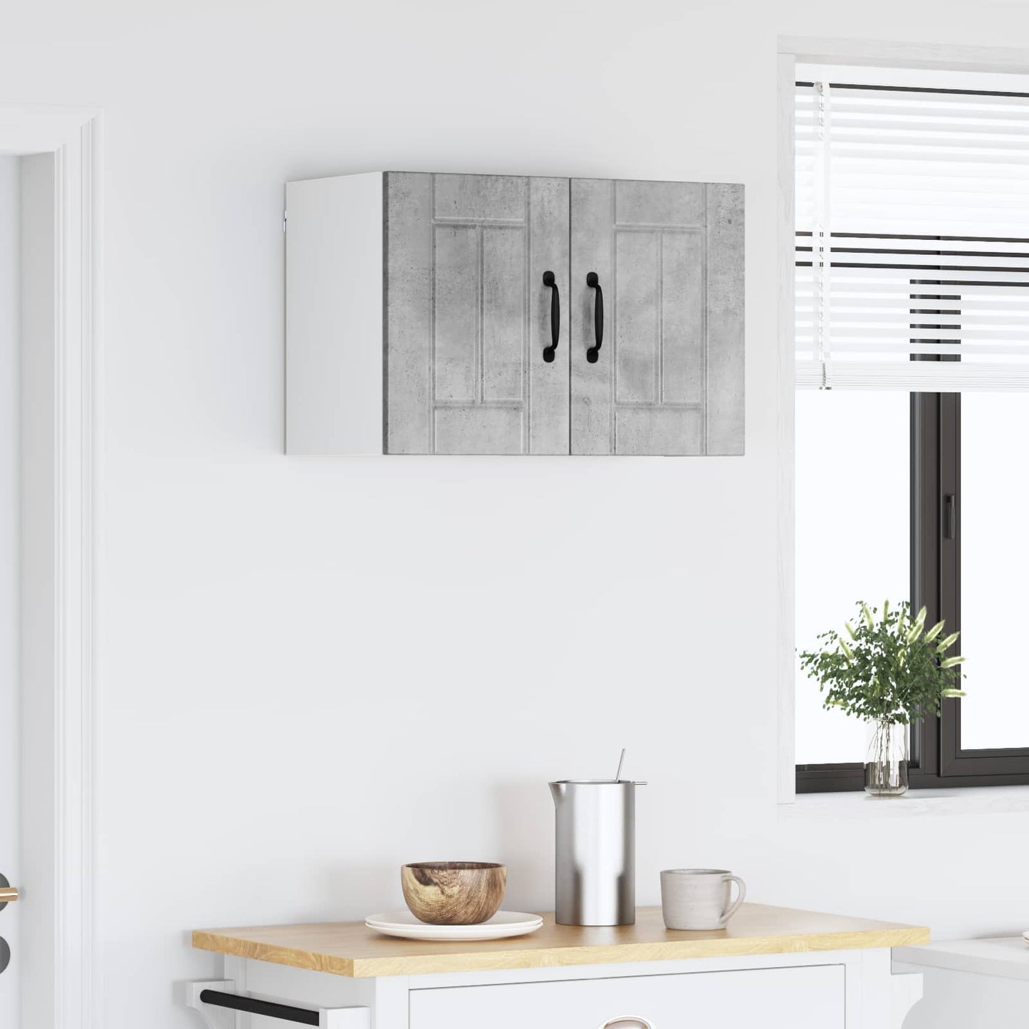 Wall Cabinet LUCCA Concrete Grey 60 x 31 x 40 cm