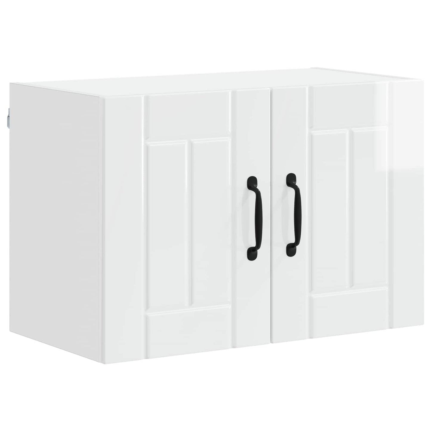 Wall Cabinet LUCCA 2 pcs High Gloss White 60 x 31 x 40 cm