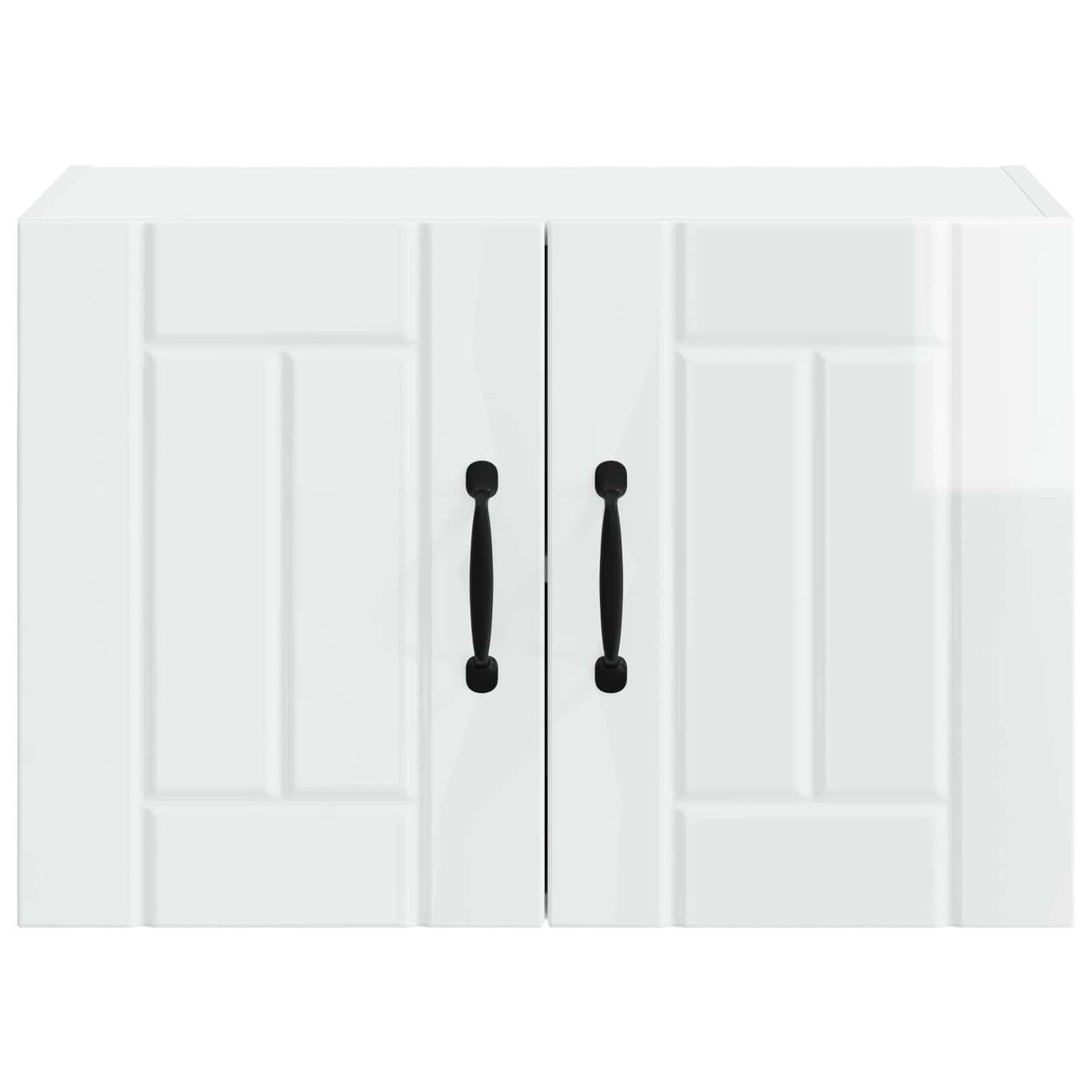 Wall Cabinet LUCCA 2 pcs High Gloss White 60 x 31 x 40 cm