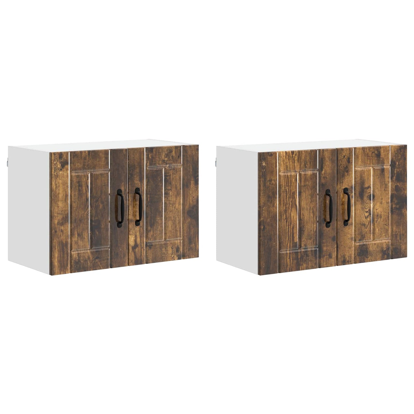 Wall Cabinet LUCCA 2 pcs Smoked Oak 60 x 31 x 40 cm