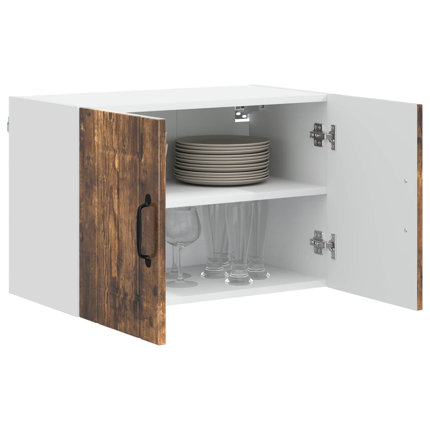 Wall Cabinet LUCCA 2 pcs Smoked Oak 60 x 31 x 40 cm
