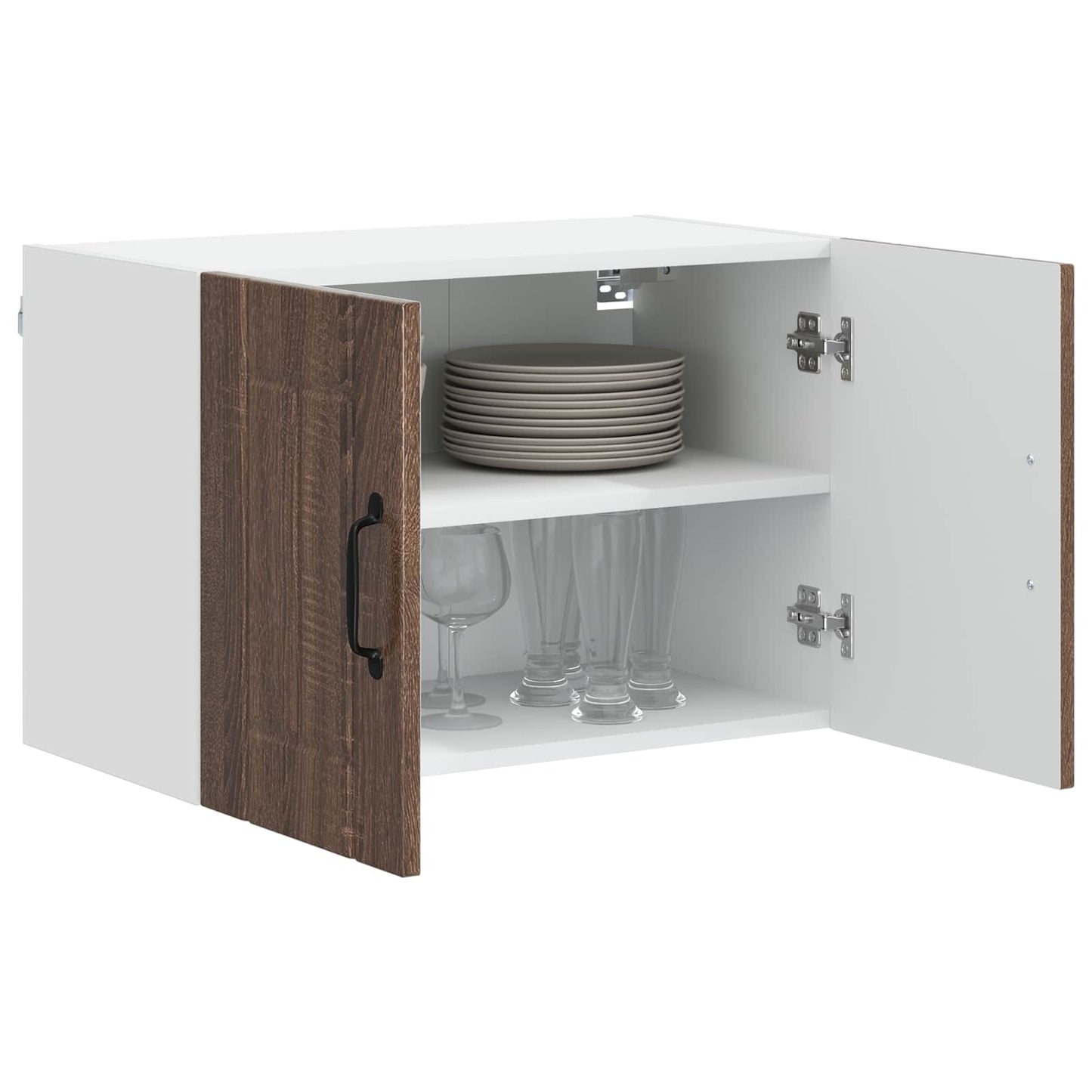 Wall Cabinet LUCCA Brown Oak 60 x 31 x 40 cm Engineered Wood