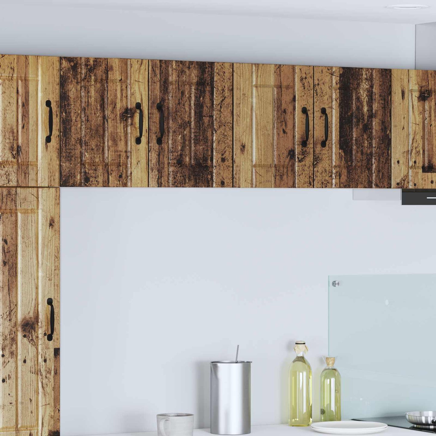 Wall Cabinet LUCCA Old Wood 60 x 31 x 40 cm Engineered Wood