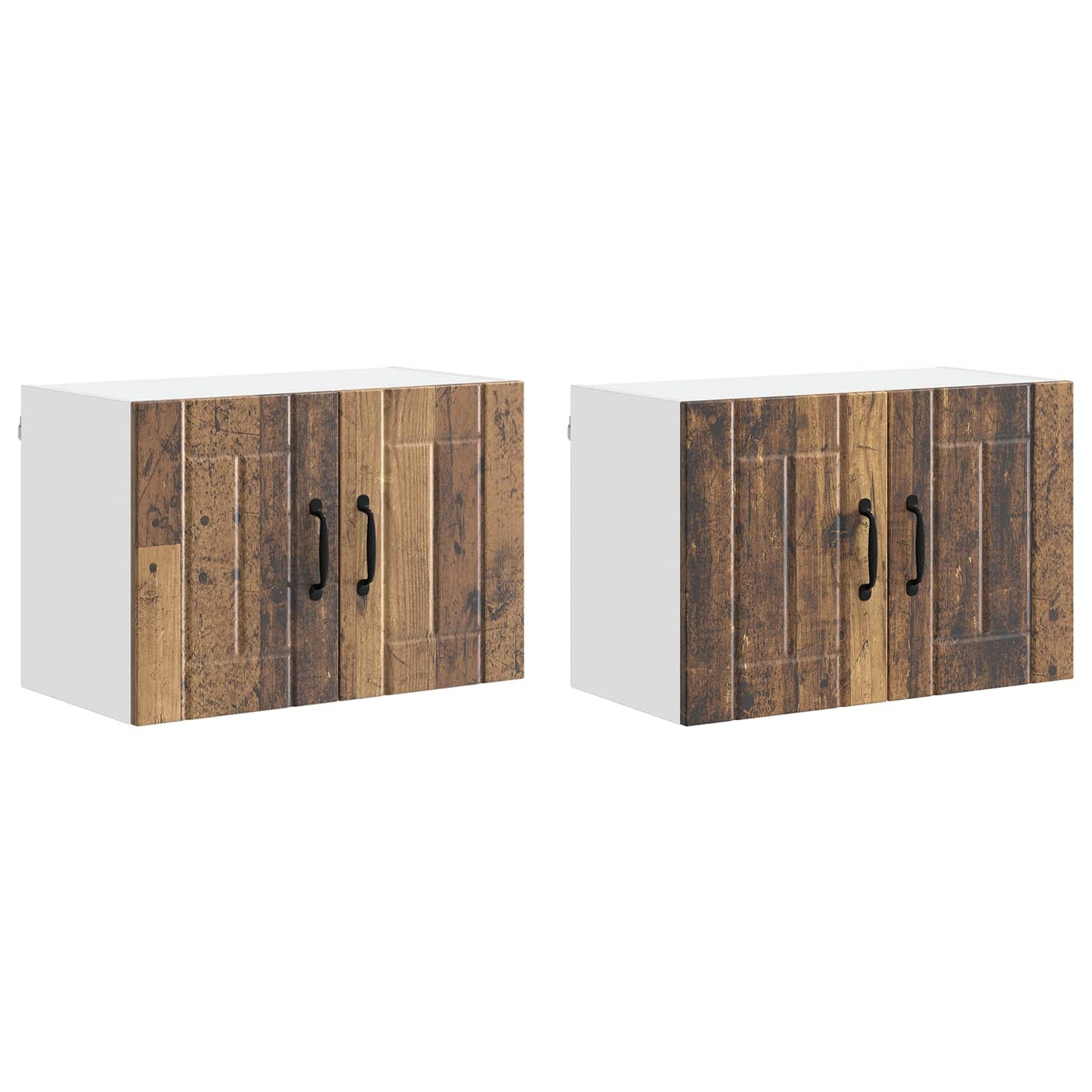 Wall Cabinet LUCCA 2 pcs Old Wood 60 x 31 x 40 cm