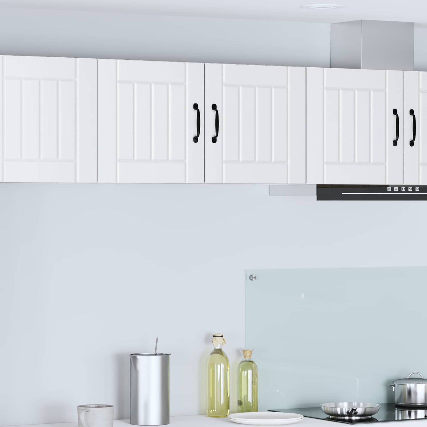 Wall Cabinet LUCCA White 80 x 31 x 40 cm Engineered Wood