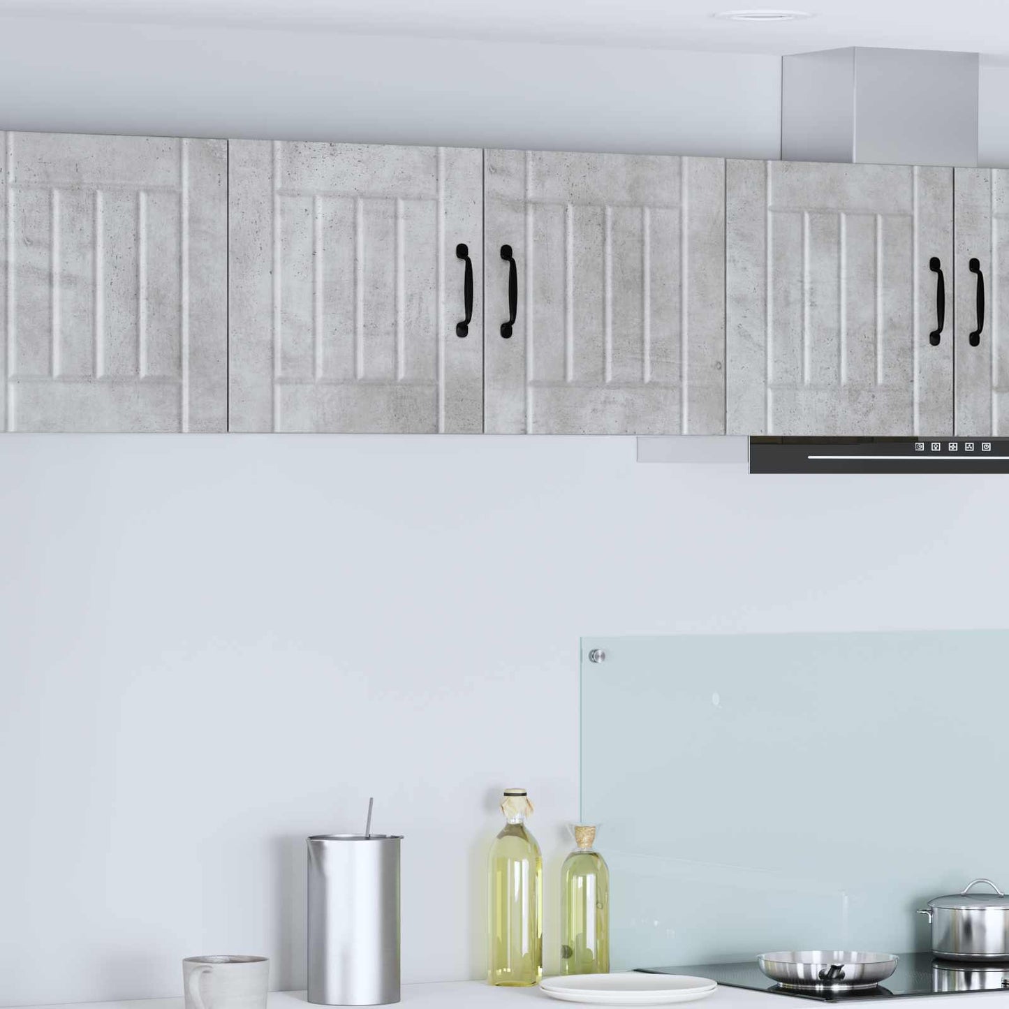 Wall Cabinet LUCCA Concrete Grey 80 x 31 x 40 cm