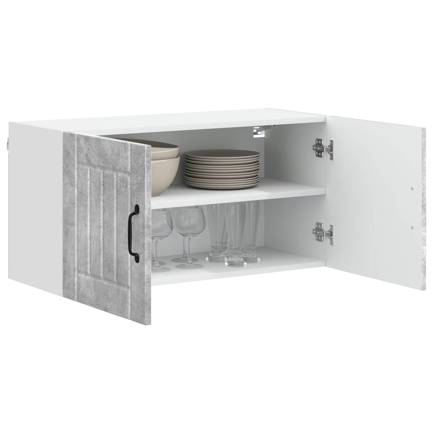 Wall Cabinet LUCCA Concrete Grey 80 x 31 x 40 cm