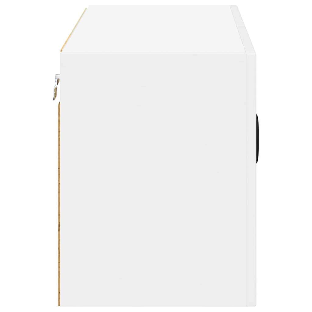 Wall Cabinet LUCCA High Gloss White 80 x 31 x 40 cm