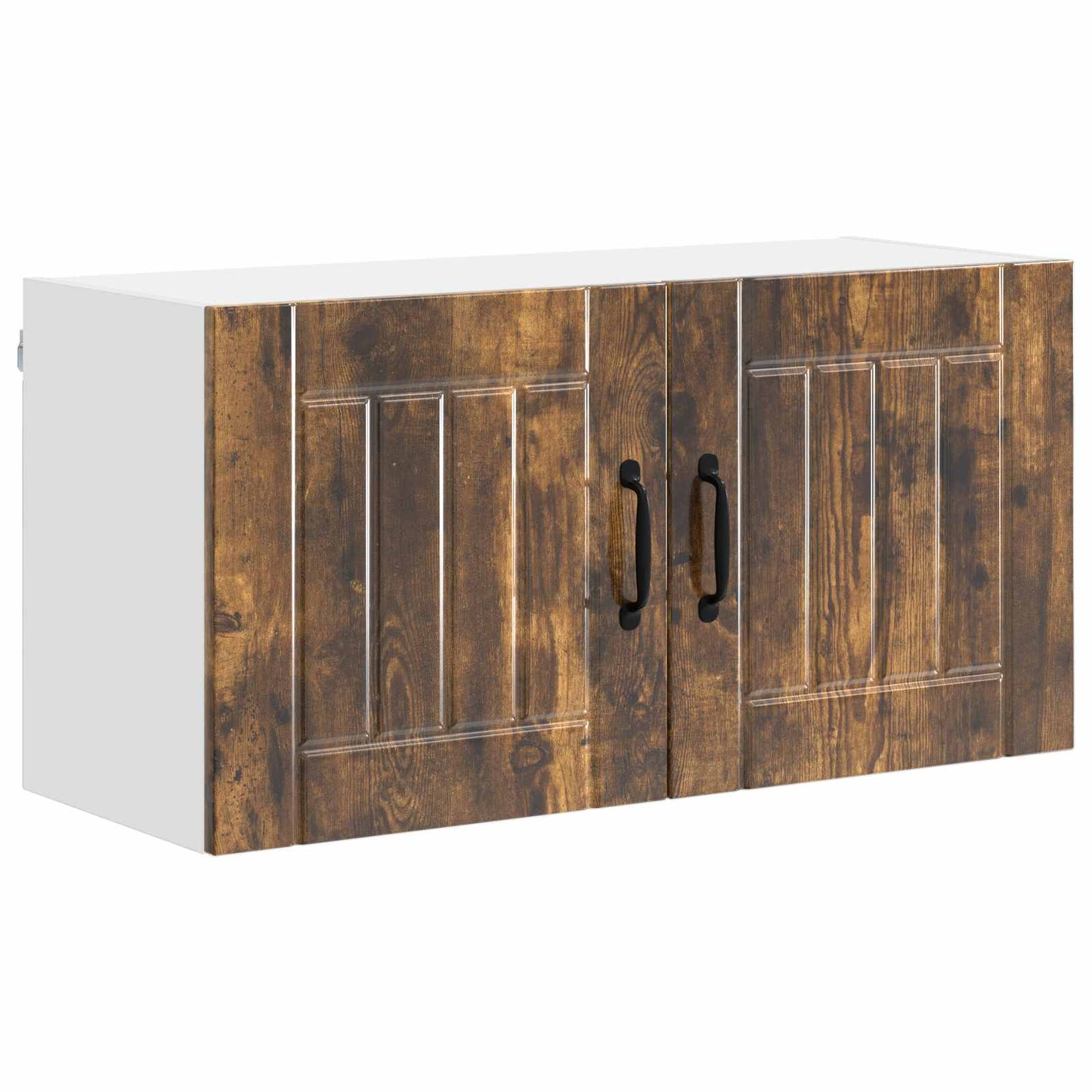 Wall Cabinet LUCCA Smoked Oak 80 x 31 x 40 cm Engineered Wood