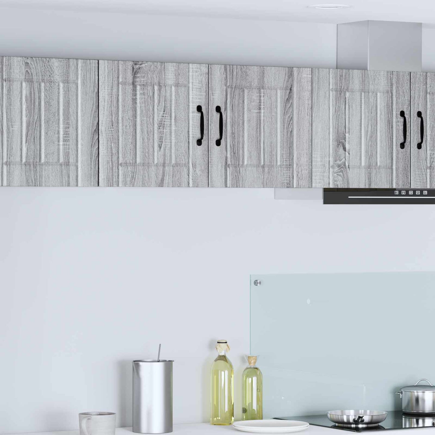 Wall Cabinet LUCCA Grey Sonoma 80 x 31 x 40 cm Engineered Wood