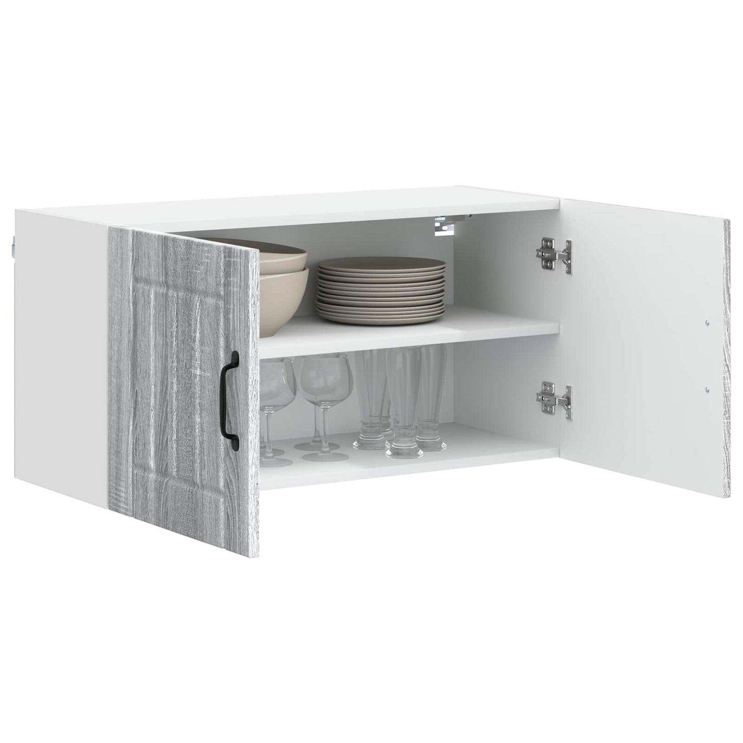 Wall Cabinet LUCCA Grey Sonoma 80 x 31 x 40 cm Engineered Wood