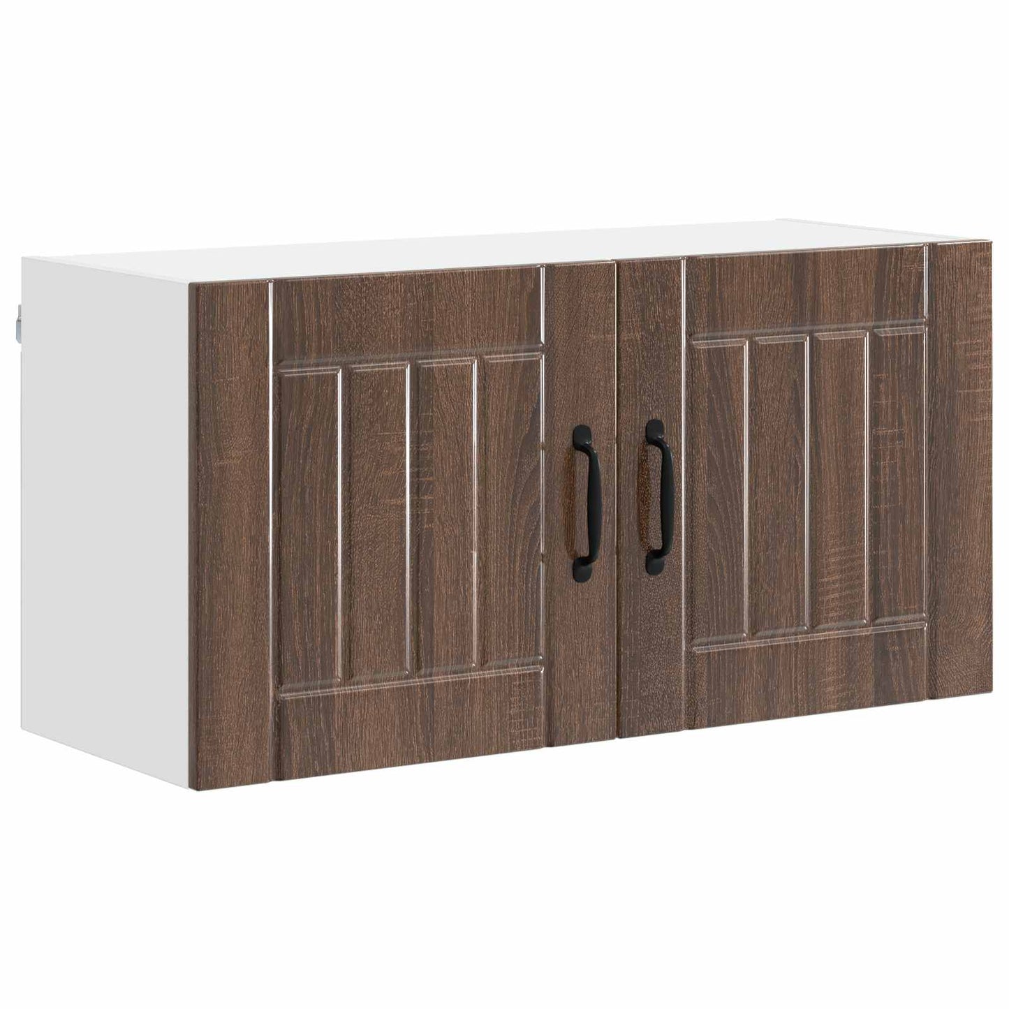 Wall Cabinet LUCCA Brown Oak 80 x 31 x 40 cm Engineered Wood