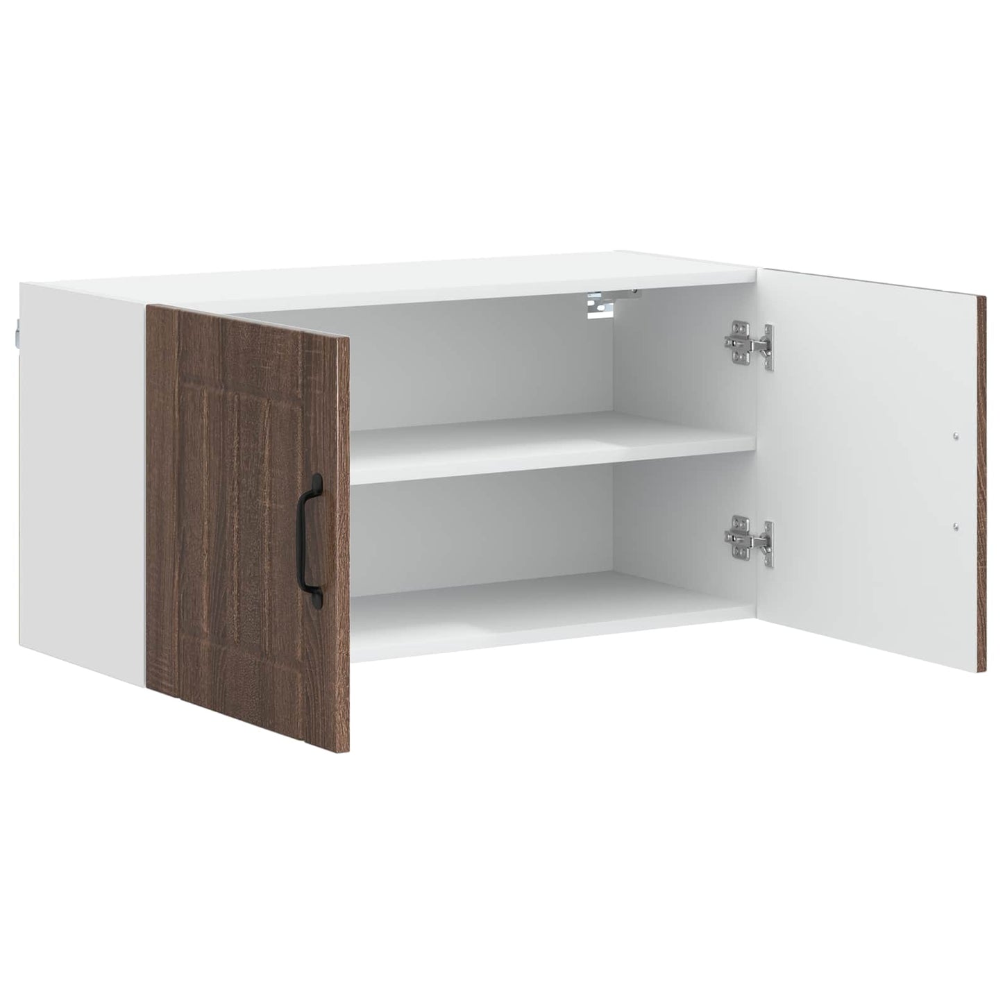 Wall Cabinet LUCCA Brown Oak 80 x 31 x 40 cm Engineered Wood