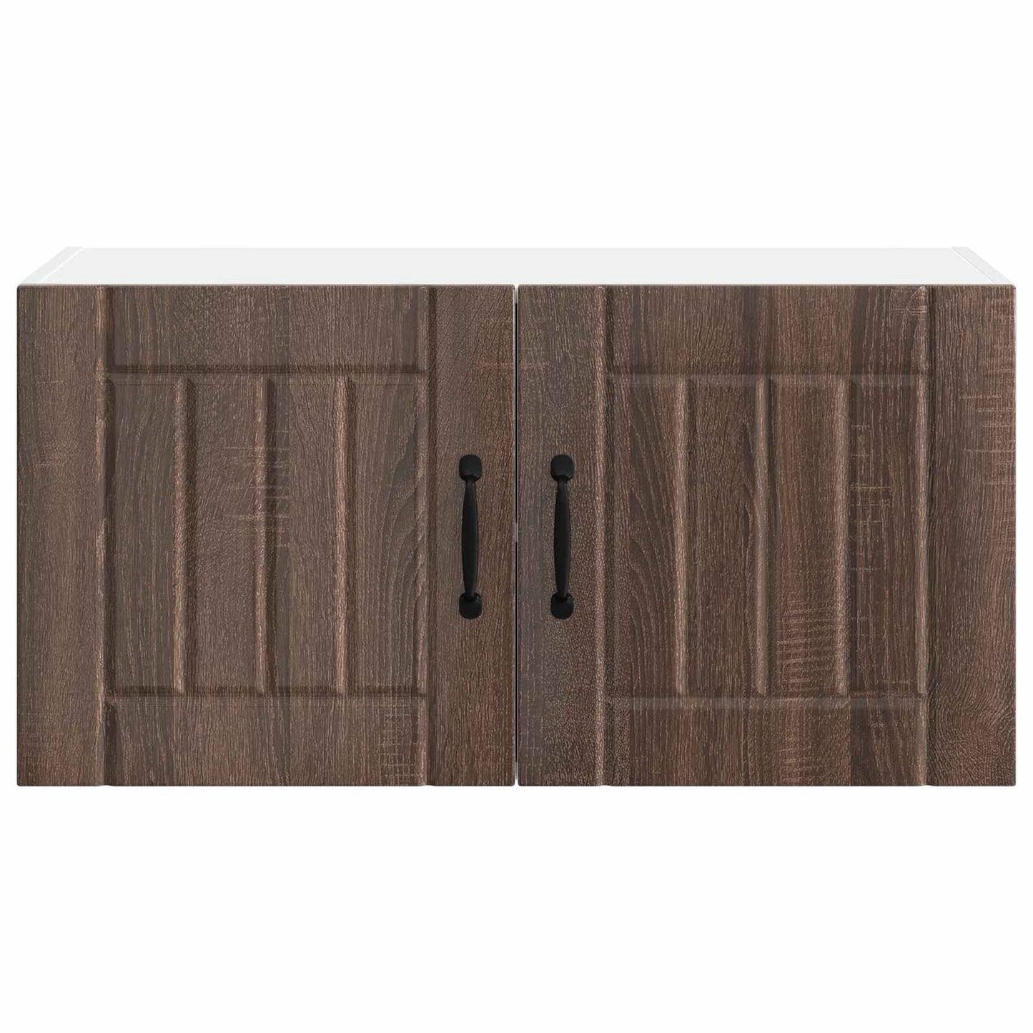Wall Cabinet LUCCA Brown Oak 80 x 31 x 40 cm Engineered Wood