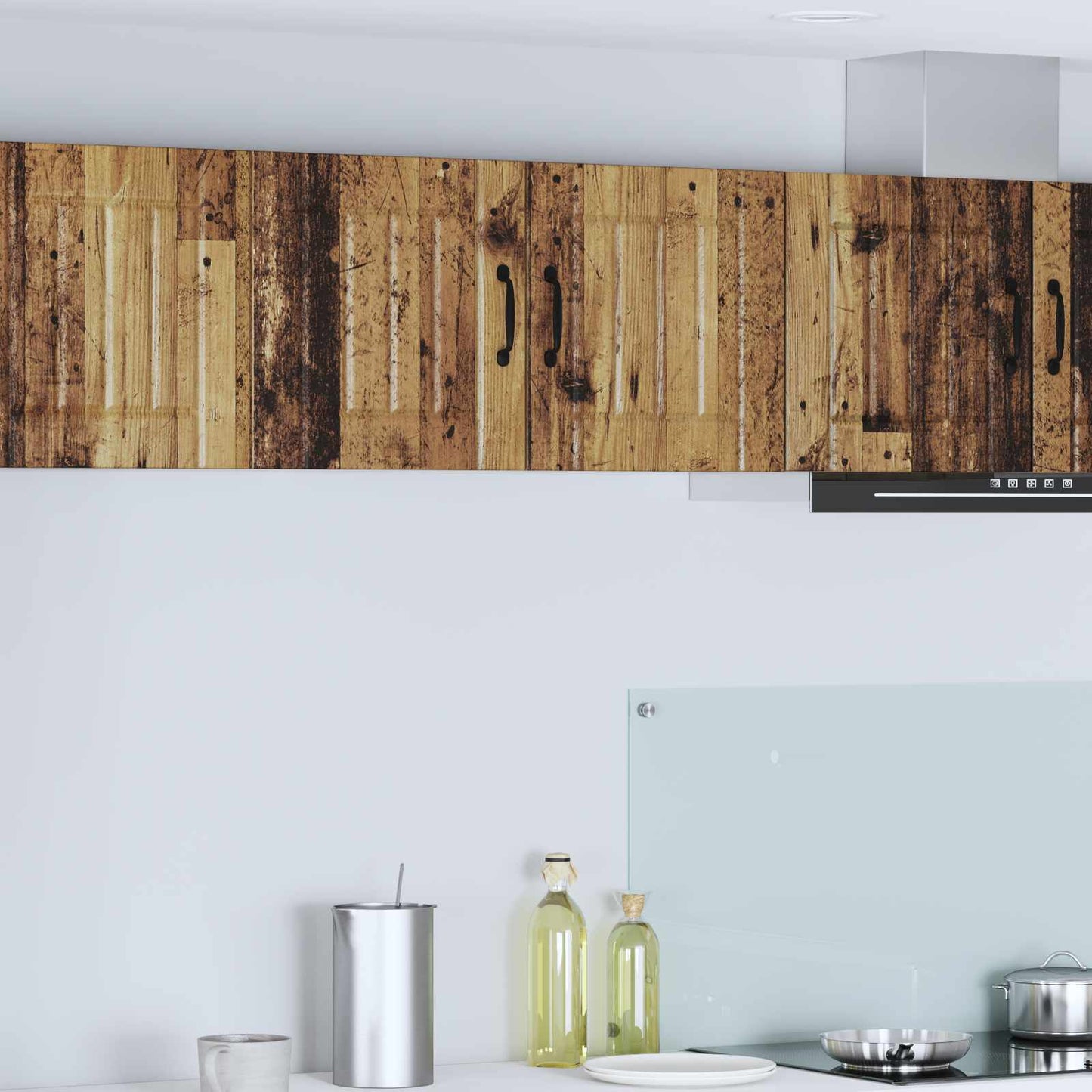 Wall Cabinet LUCCA Old Wood 80 x 31 x 40 cm Engineered Wood