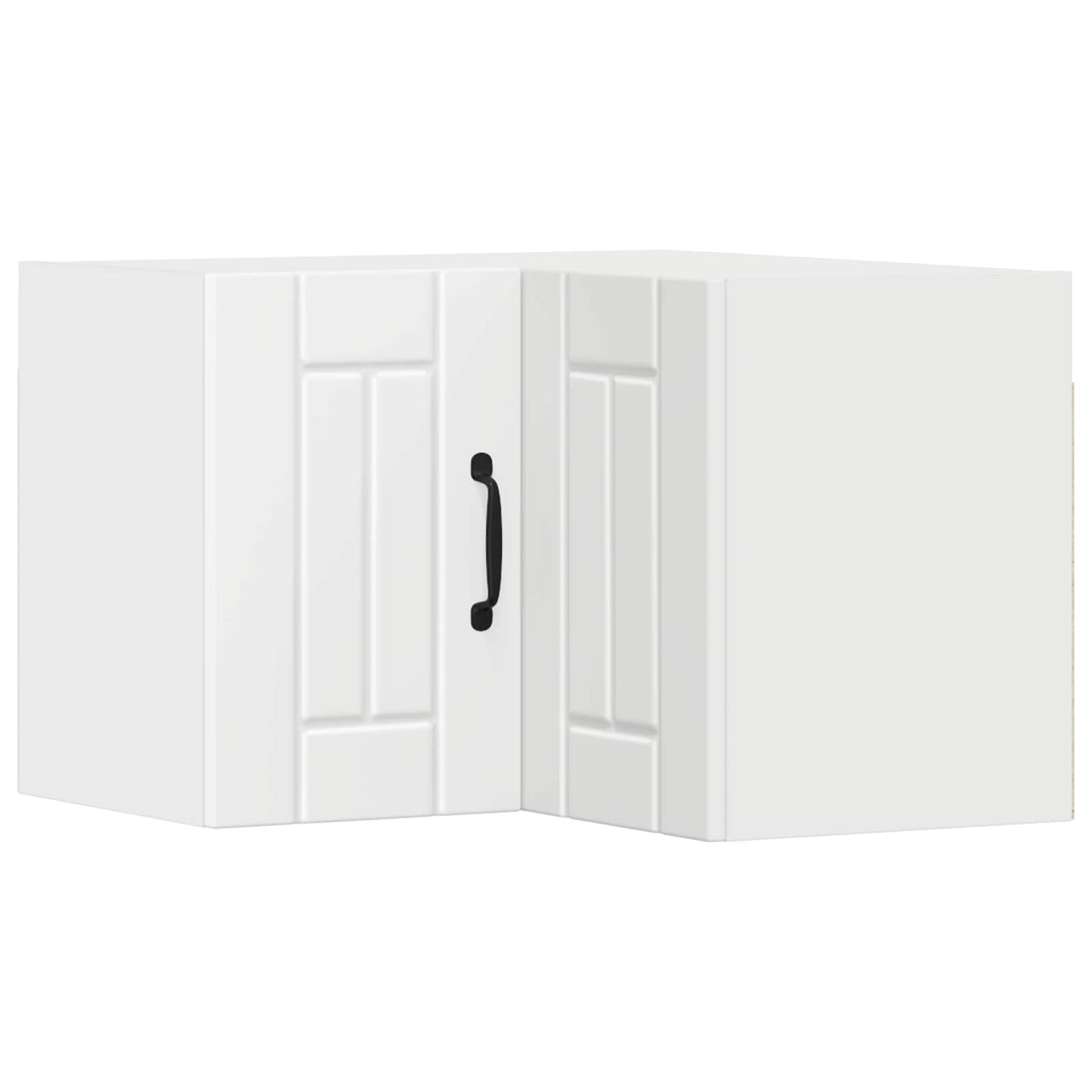 Wall Corner Cabinet LUCCA White 57 x 57 x 40 cm Engineered Wood