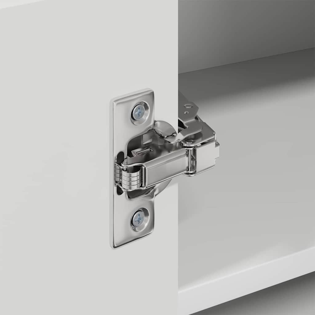 Wall Corner Cabinet LUCCA High Gloss White 57 x 57 x 40 cm