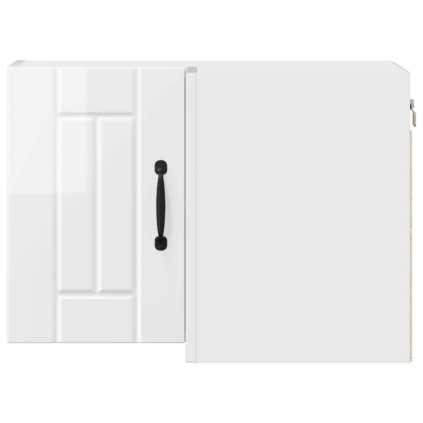 Wall Corner Cabinet LUCCA High Gloss White 57 x 57 x 40 cm