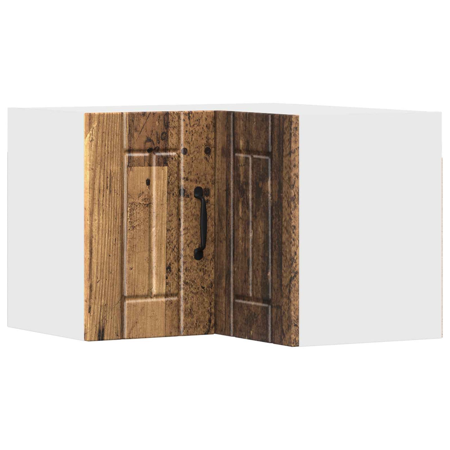 Wall Corner Cabinet LUCCA Old Wood 57 x 57 x 40 cm