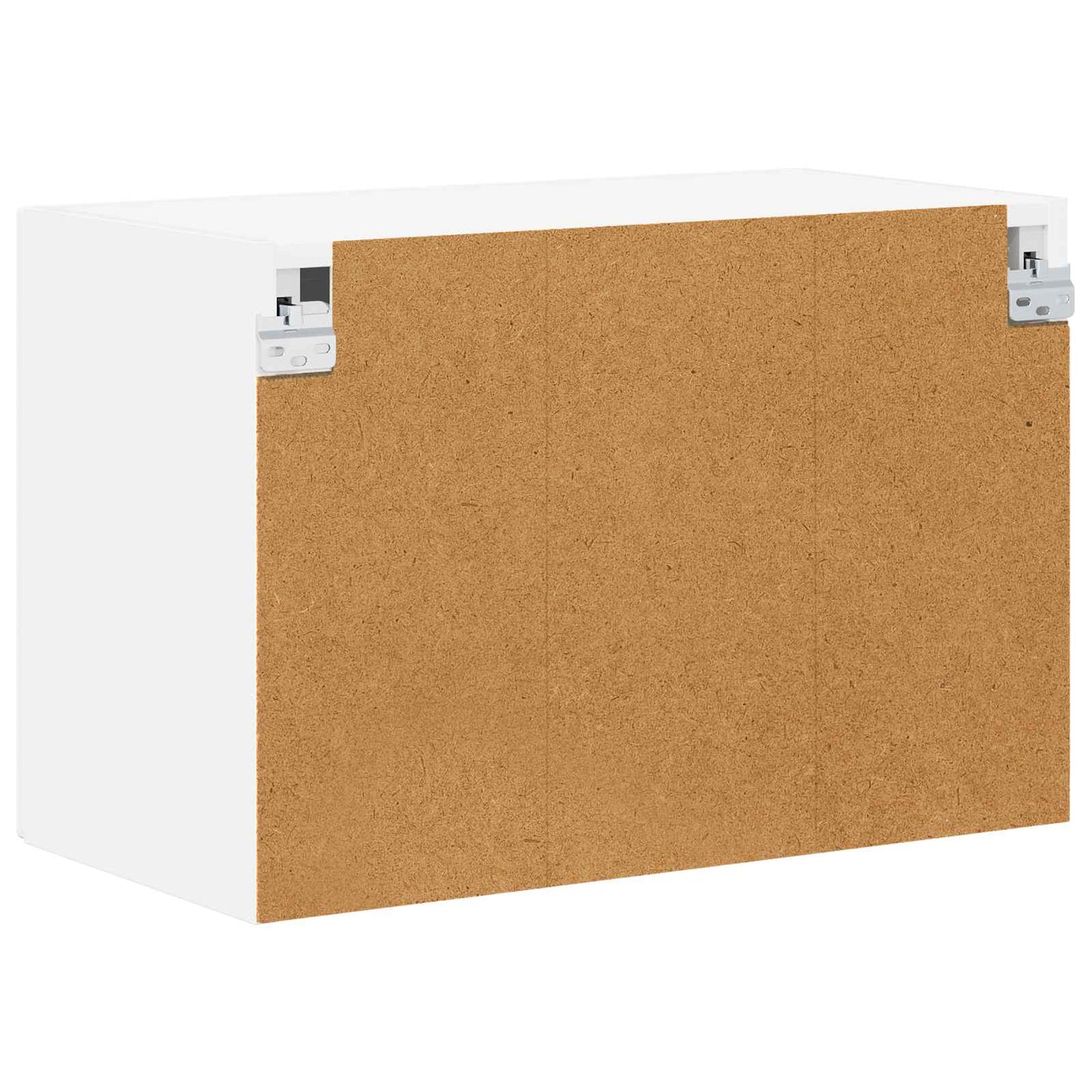 Wall Glass Cabinet LUCCA 2 pcs White 60 x 31 x 40 cm