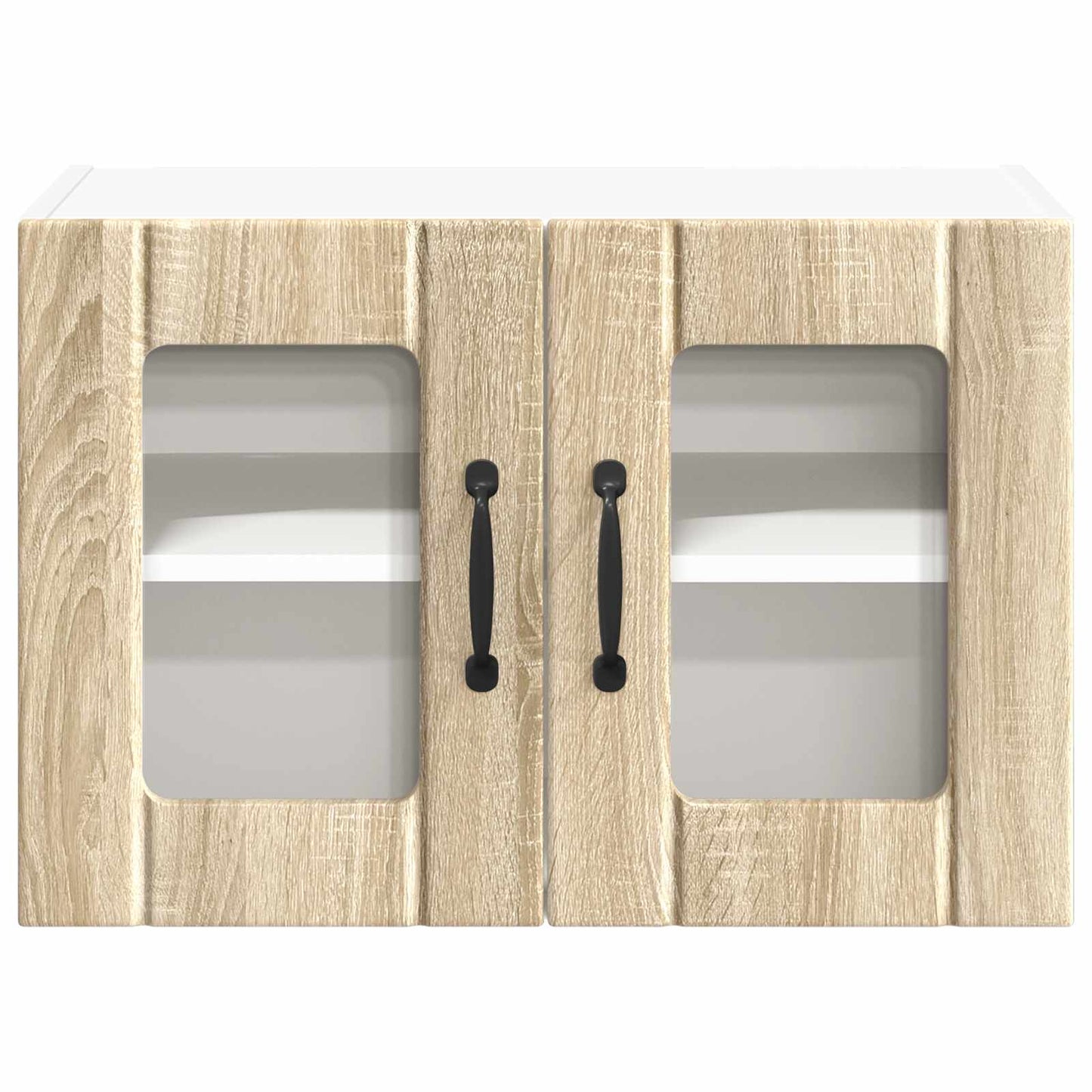 Wall Glass Cabinet LUCCA Sonoma Oak 60 x 31 x 40 cm
