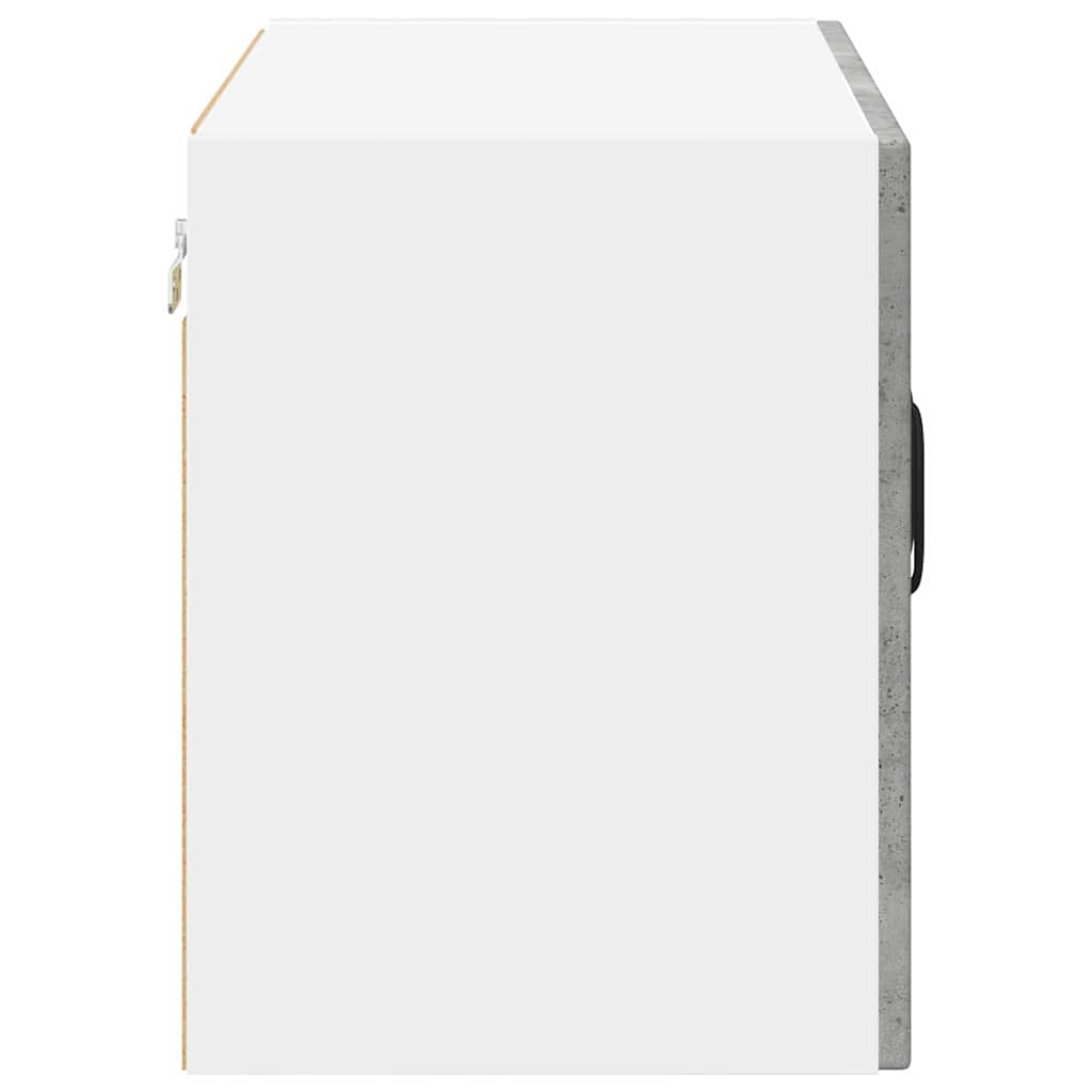 Wall Glass Cabinet LUCCA 2 pcs Concrete Grey 60 x 31 x 40 cm