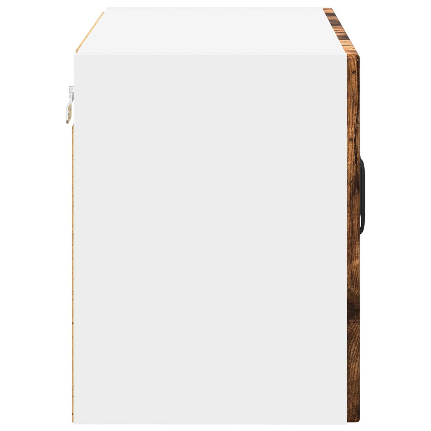 Wall Glass Cabinet LUCCA Smoked Oak 60 x 31 x 40 cm