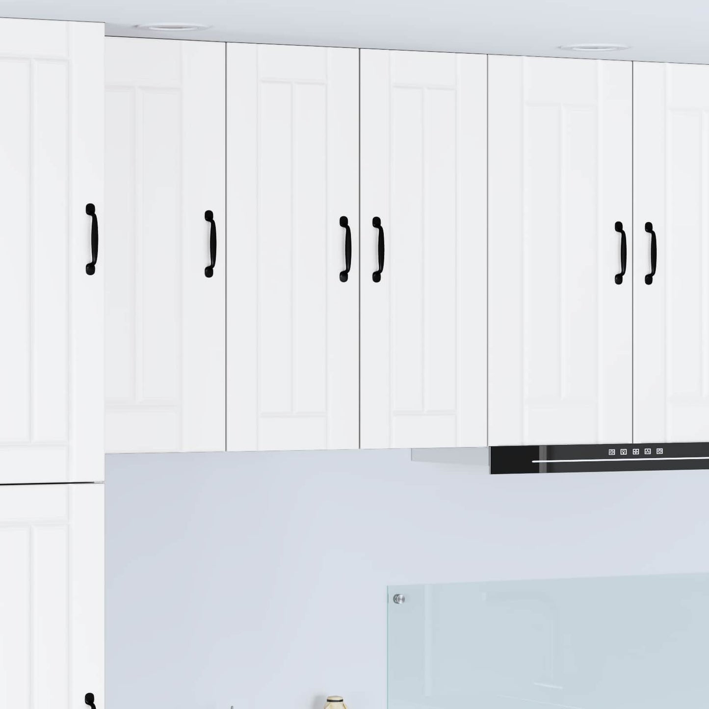 Wall Cabinet LUCCA 2 pcs White 30 x 31 x 80 cm Engineered Wood