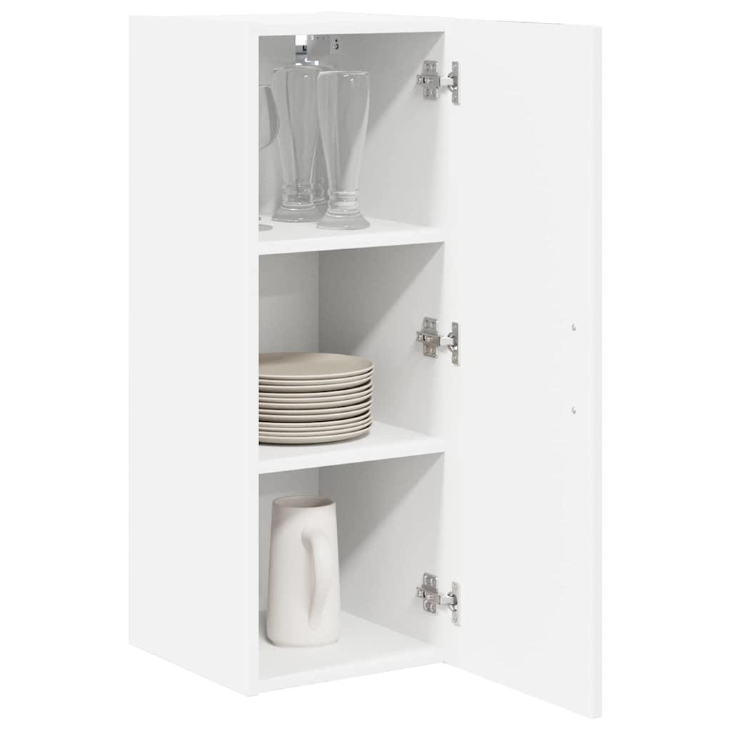 Wall Cabinet LUCCA 2 pcs White 30 x 31 x 80 cm Engineered Wood