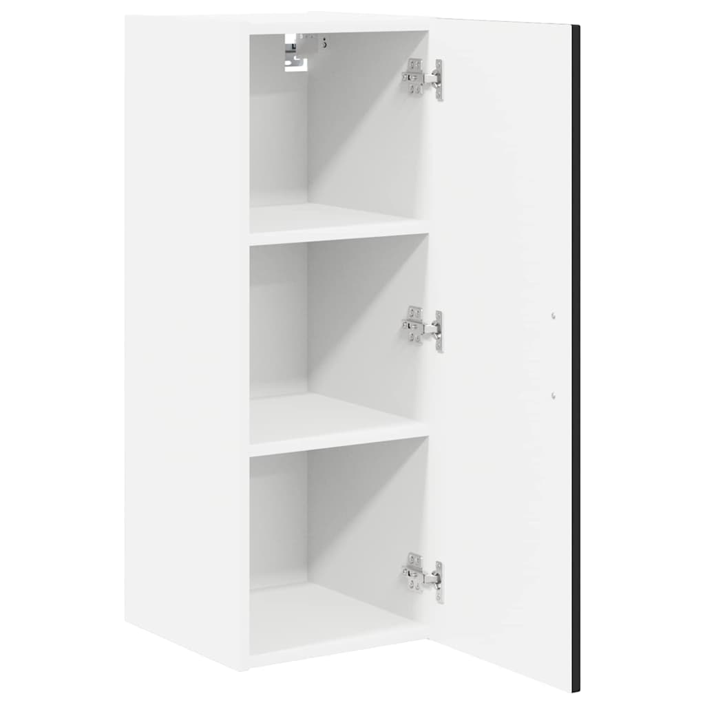 Wall Cabinet LUCCA 2 pcs Black 30 x 31 x 80 cm Engineered Wood