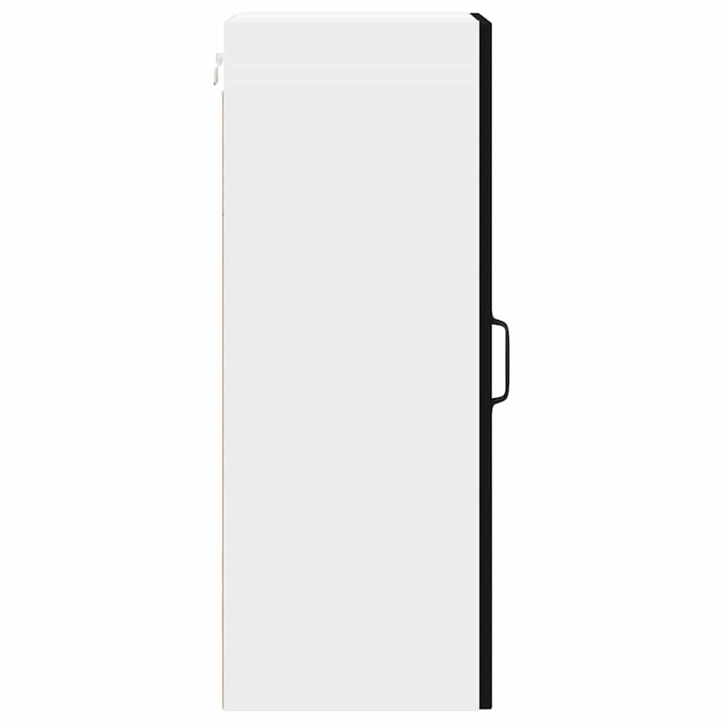 Wall Cabinet LUCCA 2 pcs Black 30 x 31 x 80 cm Engineered Wood