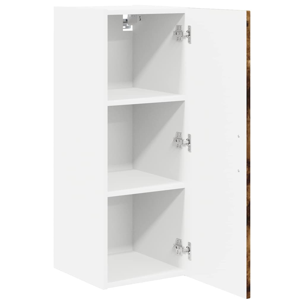 Wall Cabinet Lucca Smoked Oak 30 x 31 x 80 cm Engineered Wood