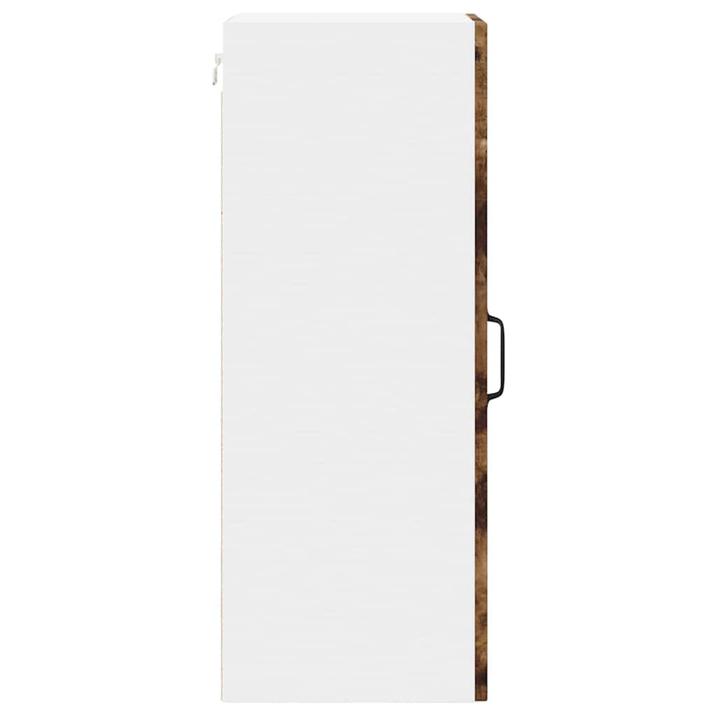 Wall Cabinet Lucca Smoked Oak 30 x 31 x 80 cm Engineered Wood