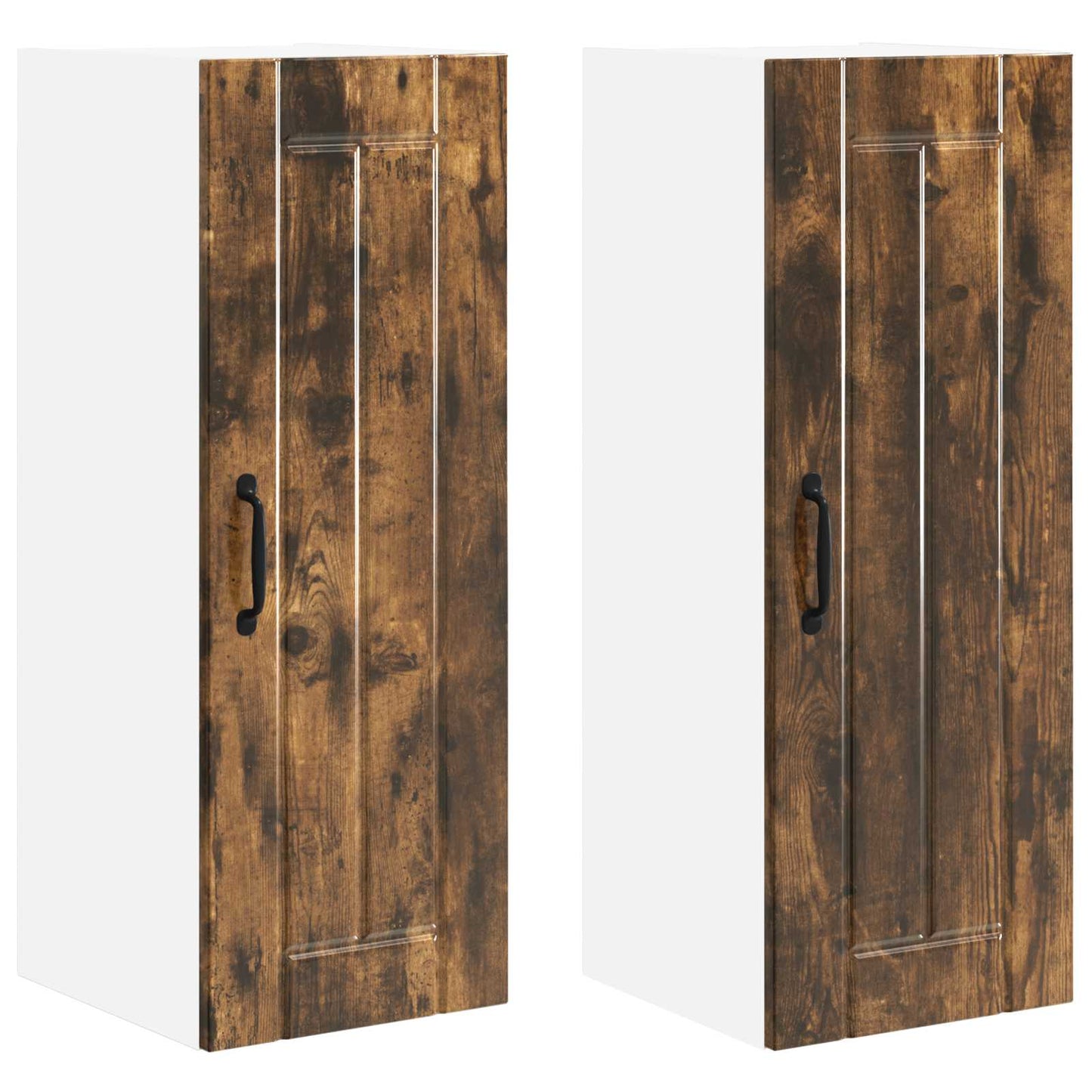 Wall Cabinet LUCCA 2 pcs Smoked Oak 30 x 31 x 80 cm