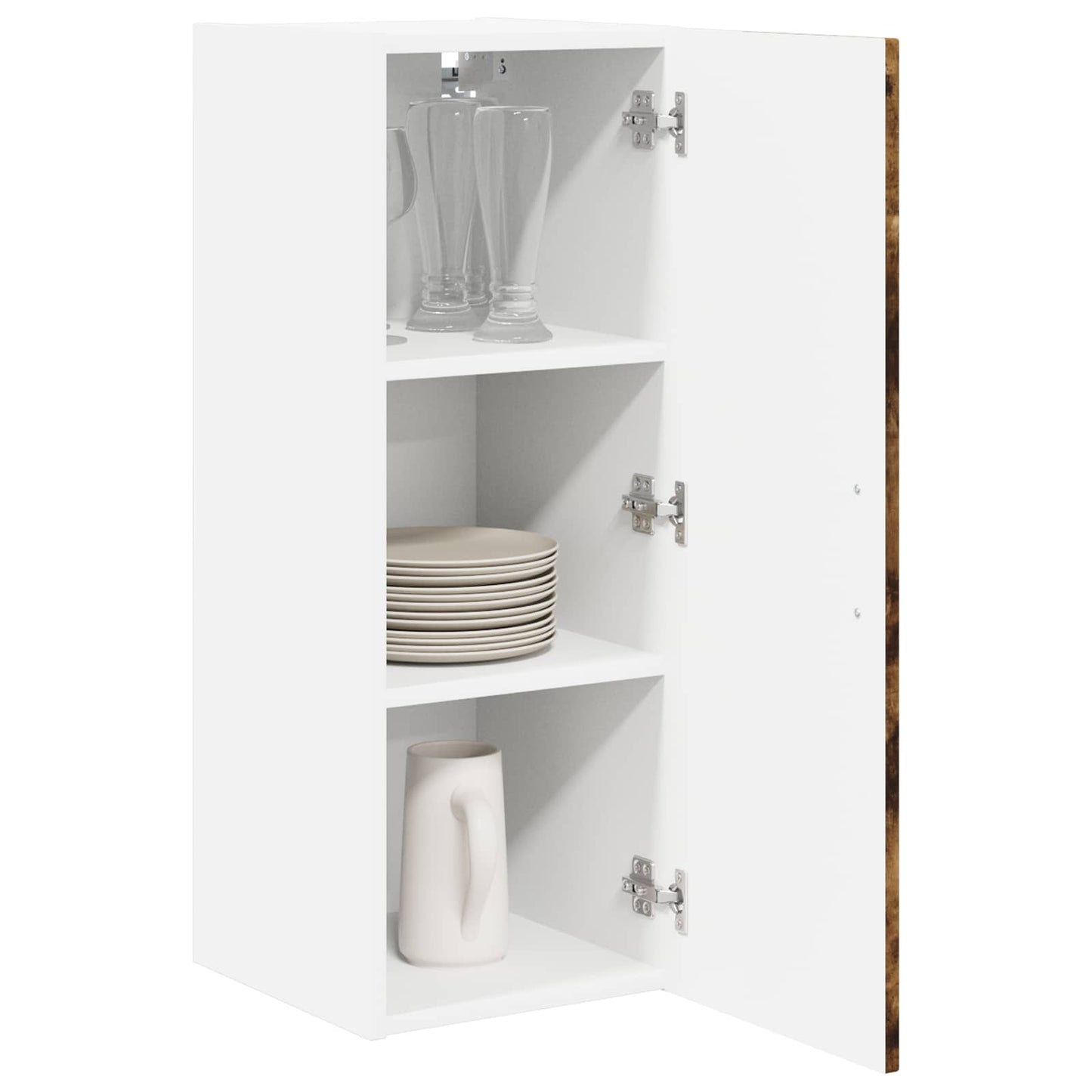 Wall Cabinet LUCCA 2 pcs Smoked Oak 30 x 31 x 80 cm