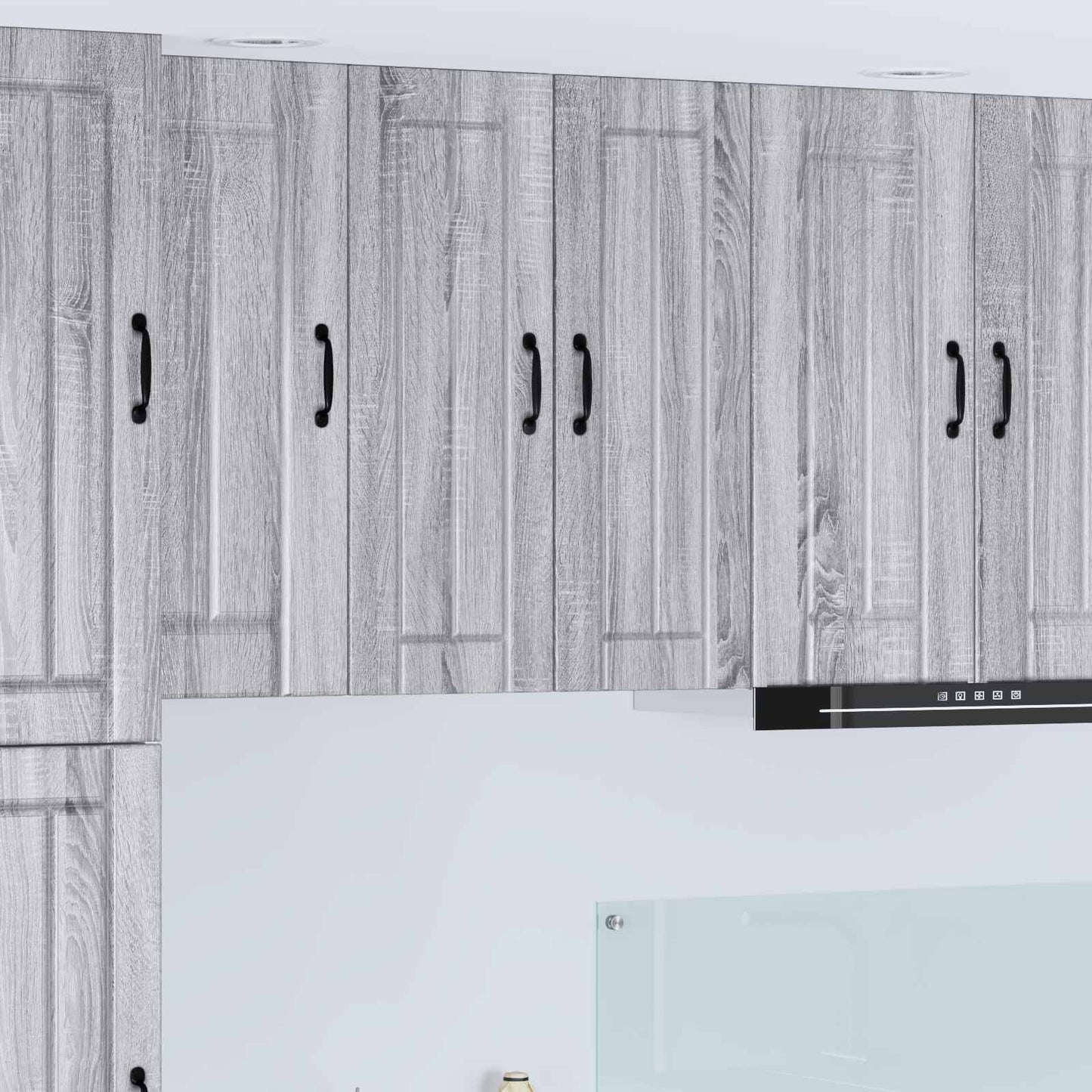 Wall Cabinet LUCCA Grey Sonoma 30 x 31 x 80 cm Engineered Wood