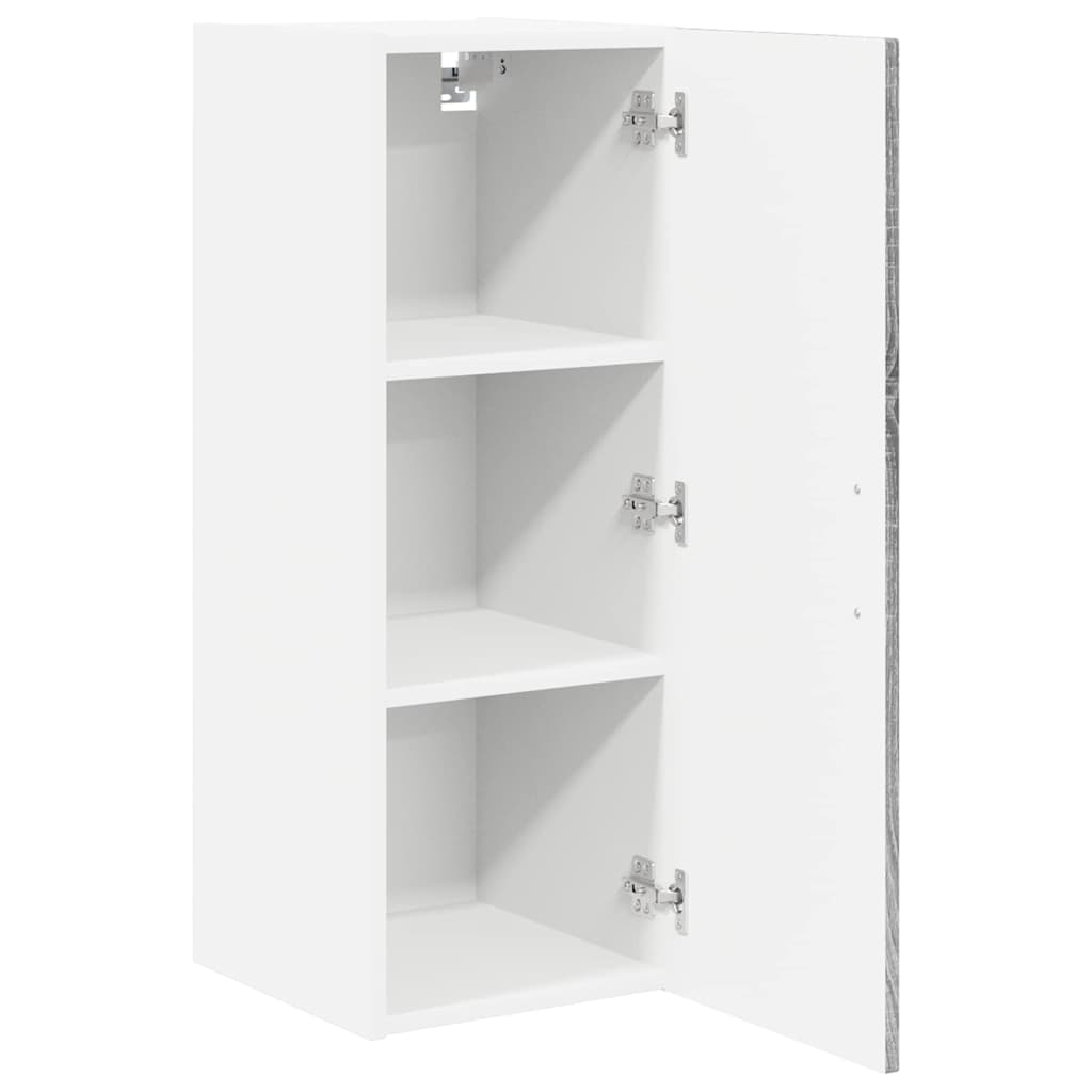 Wall Cabinet LUCCA 2 pcs Grey Sonoma 30 x 31 x 80 cm