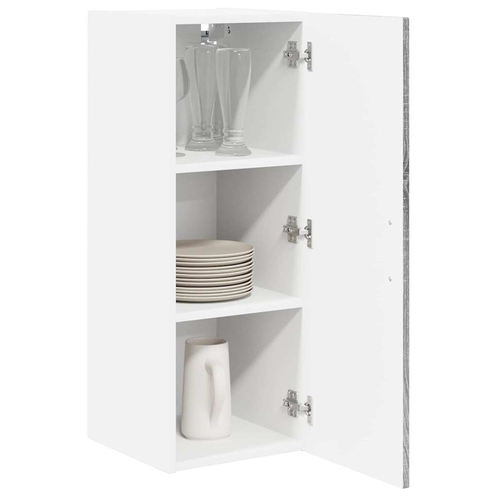 Wall Cabinet LUCCA 2 pcs Grey Sonoma 30 x 31 x 80 cm