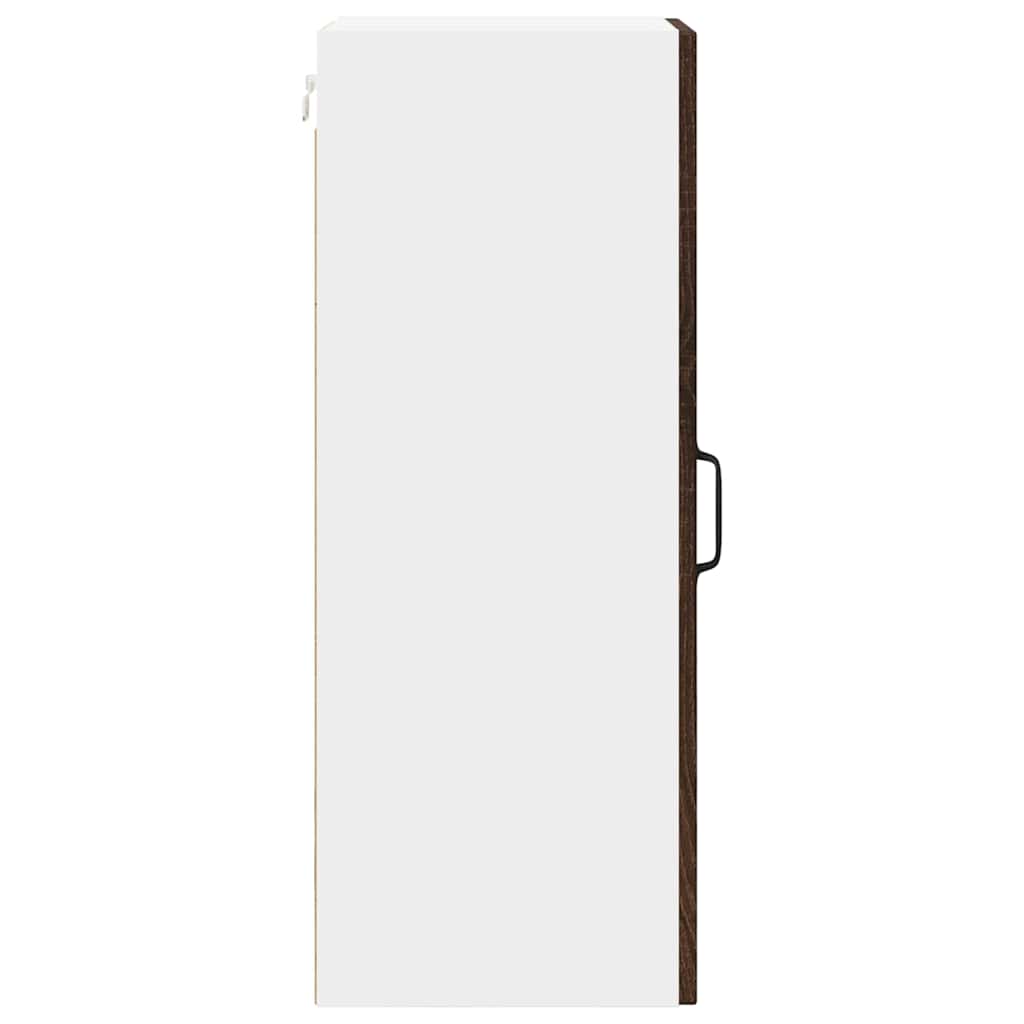 Wall Cabinet Lucca Brown Oak 30 x 31 x 80 cm Engineered Wood