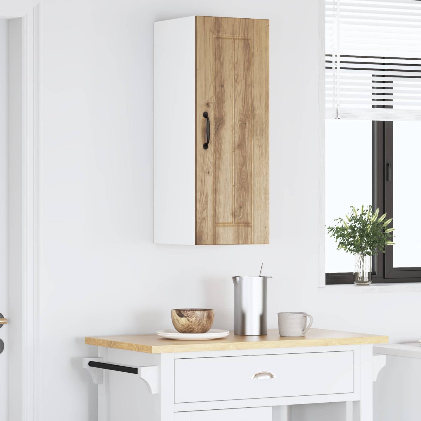 Wall Cabinet LUCCA Artisan Oak 30 x 31 x 80 cm Engineered Wood