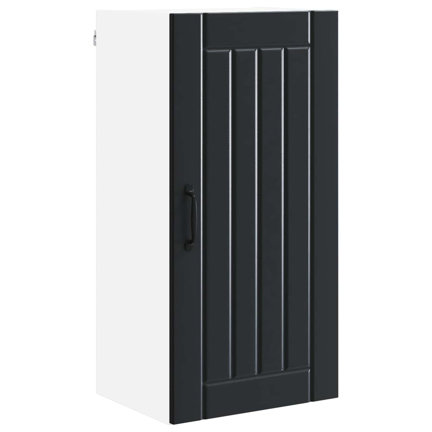 Wall Cabinet LUCCA Black 40 x 31 x 80 cm Engineered Wood