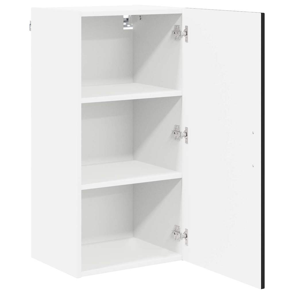Wall Cabinet LUCCA Black 40 x 31 x 80 cm Engineered Wood