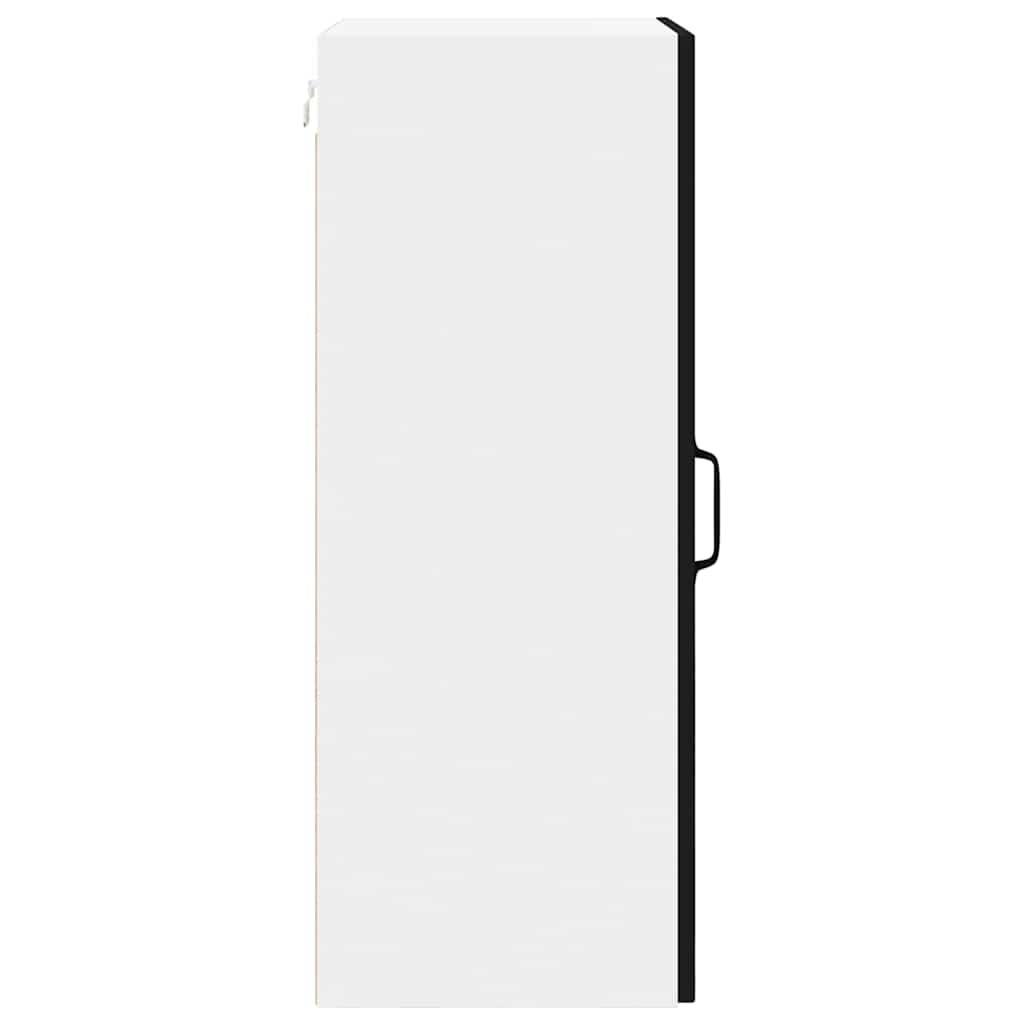 Wall Cabinet LUCCA Black 40 x 31 x 80 cm Engineered Wood