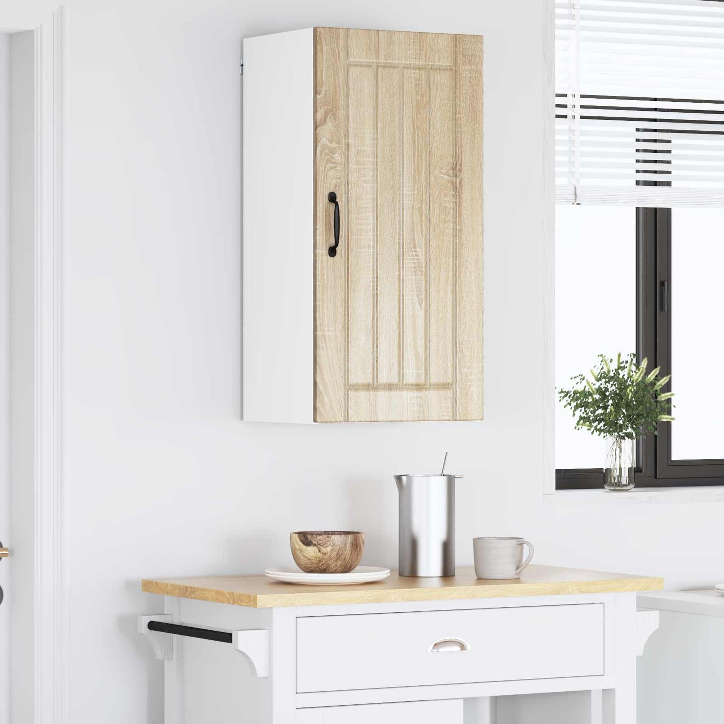Wall Cabinet LUCCA Sonoma Oak 40 x 31 x 80 cm Engineered Wood