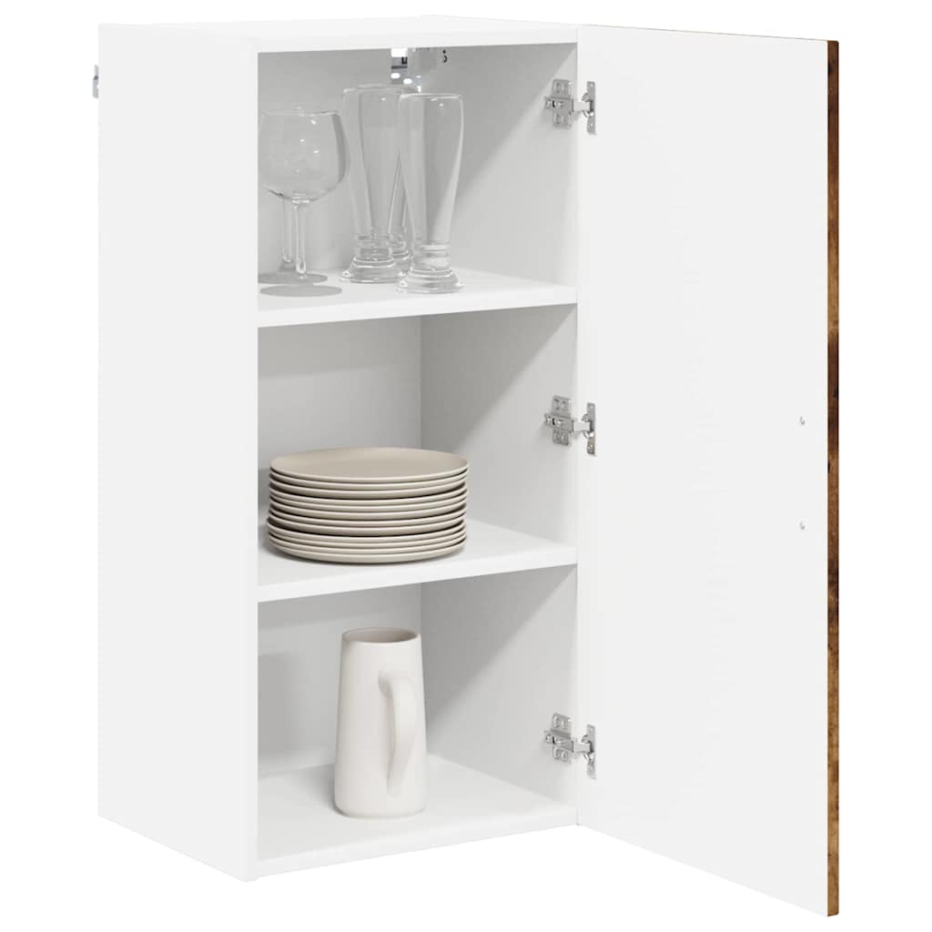 Wall Cabinet LUCCA Smoked Oak 40 x 31 x 80 cm Engineered Wood