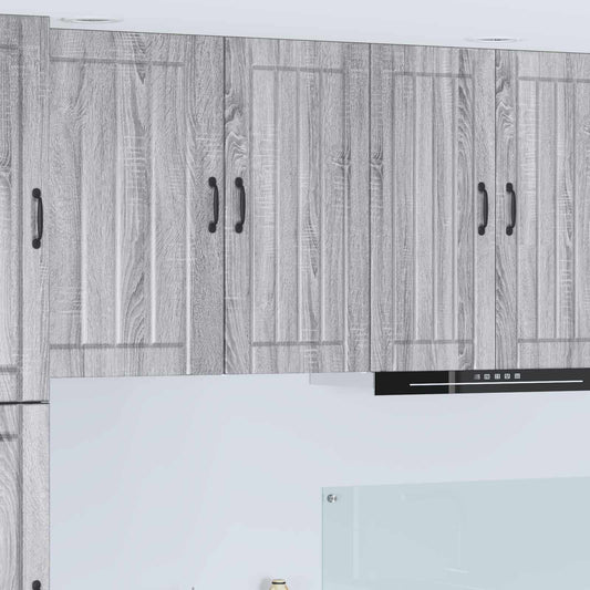 Wall Cabinet LUCCA Grey Sonoma 40 x 31 x 80 cm Engineered Wood