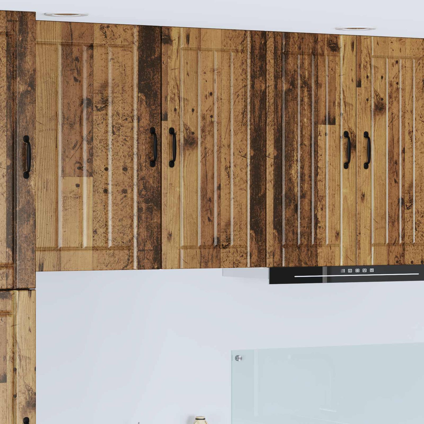 Wall Cabinet LUCCA Old Wood 40 x 31 x 80 cm Engineered Wood