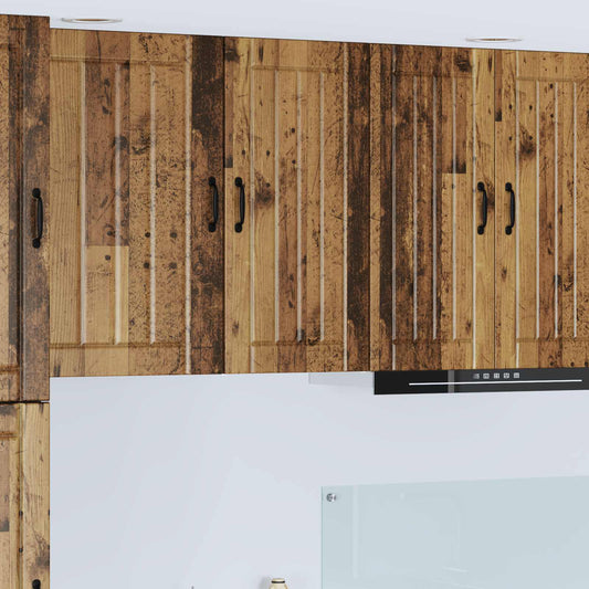 Wall Cabinet LUCCA Old Wood 40 x 31 x 80 cm Engineered Wood