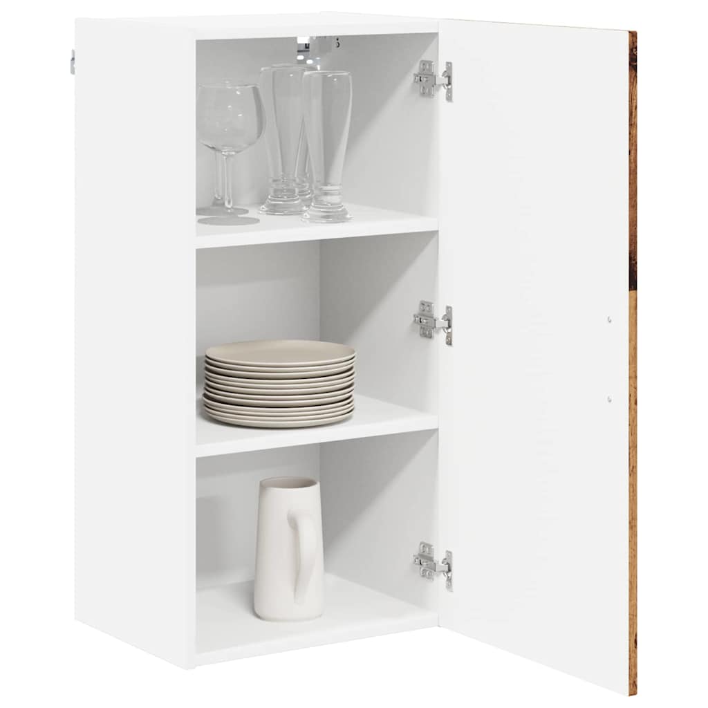 Wall Cabinet LUCCA Old Wood 40 x 31 x 80 cm Engineered Wood